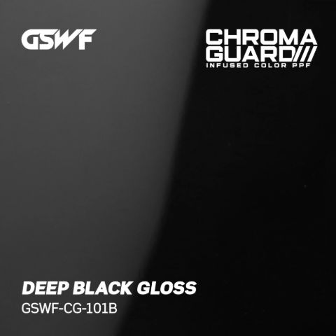 Deep Black Gloss — muestra real de GSWF