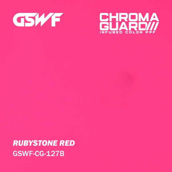 Rubystone Red — muestra real de GSWF