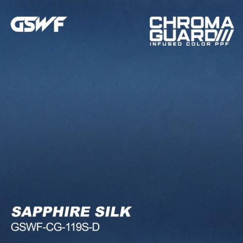 Sapphire Silk — muestra real de GSWF