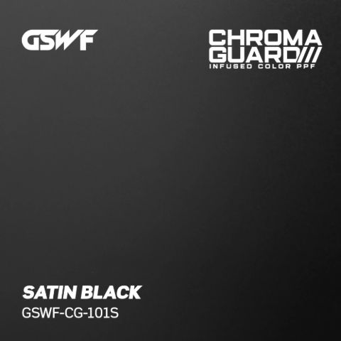 Satin Black — muestra real de GSWF