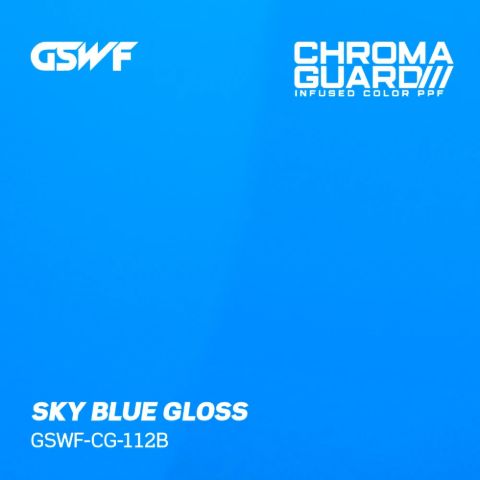 Sky Blue Gloss — muestra real de GSWF