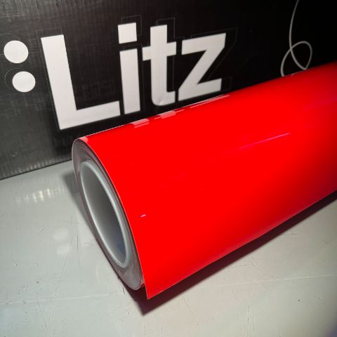 Ferrari Red — muestra real de LITZ
