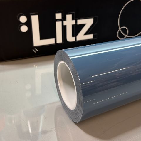 Ceramic Blue — muestra real de LITZ
