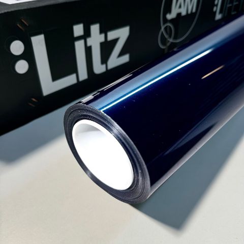 Aurora Shadow Blue — muestra real de LITZ
