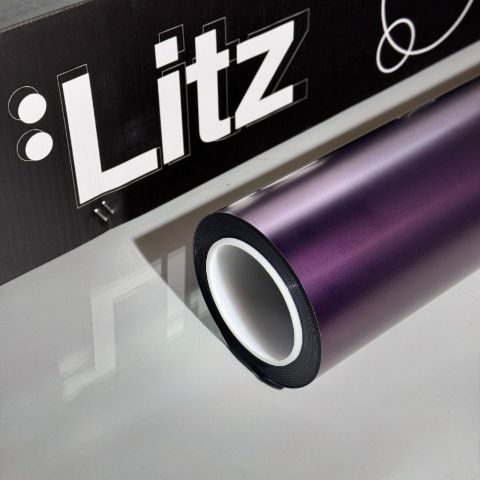 Noir Purple Matte — muestra real de LITZ