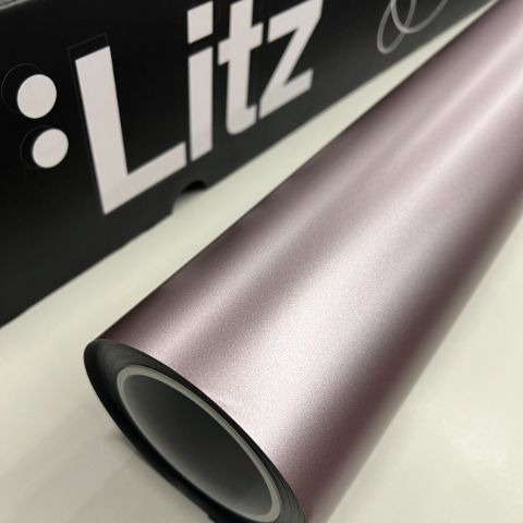Matte Ice Berry Pink — muestra real de LITZ