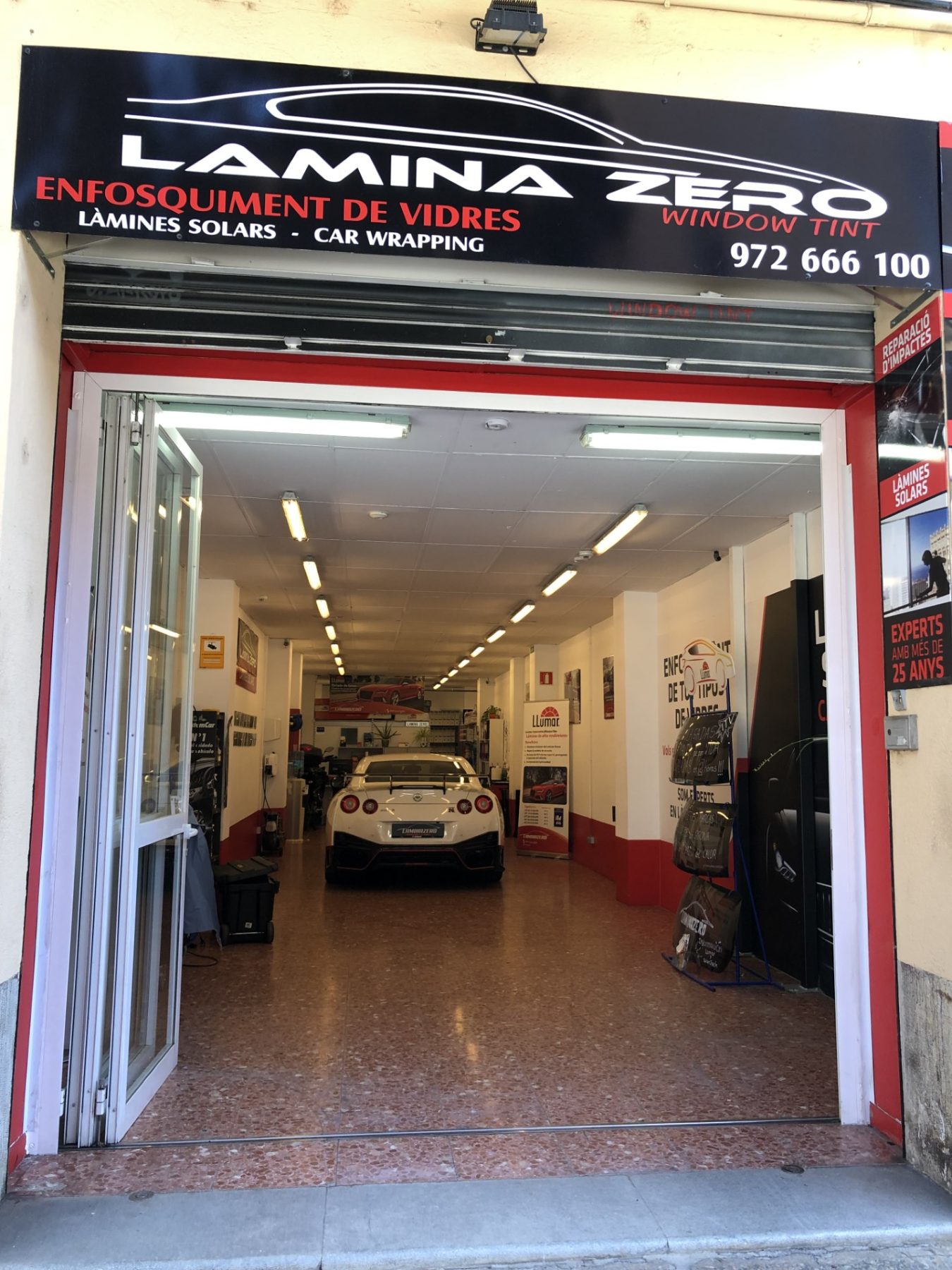 Primera sede de Lamina Zero en C/ Sant Joan Bta. La Salle, Girona