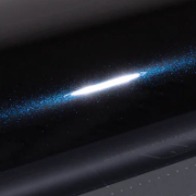 Midnight Flare Blue Gloss — muestra real de TeckWrap