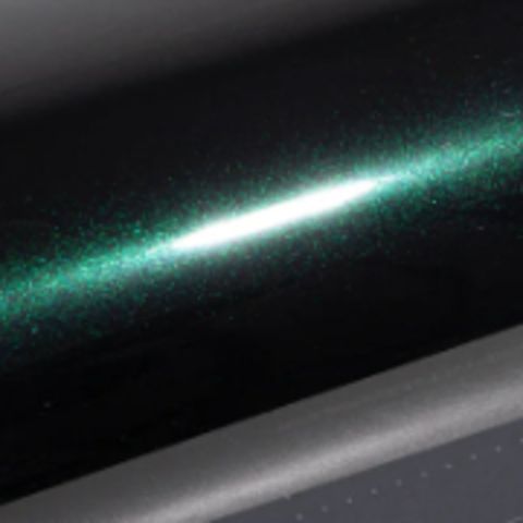 Warm Emerald Green Gloss — muestra real de TeckWrap