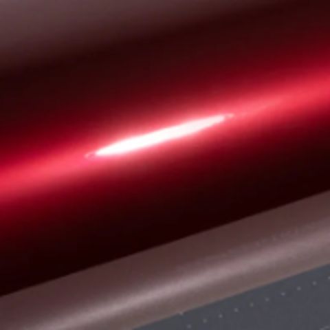 Dark Carmine Red Gloss — muestra real de TeckWrap