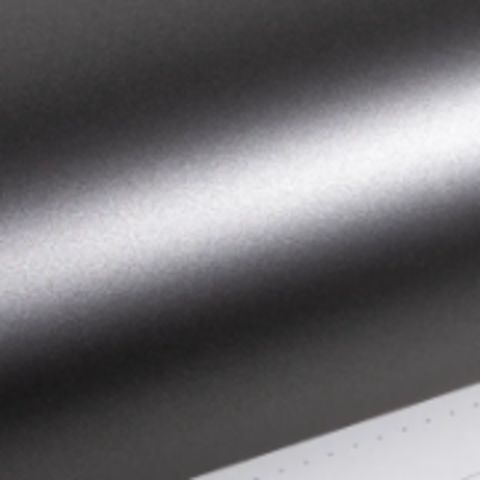 Silk Ash Matte Grey Satin — muestra real de TeckWrap